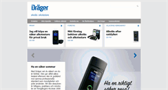 Desktop Screenshot of drager.se