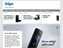 Tablet Screenshot of drager.se